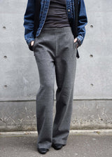 Velvet Peach Tr Wide Straight Trousers