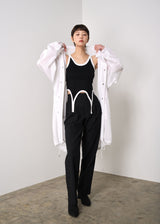 77circa Mesh Fishtail Coat