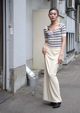 Pile Long Skirt