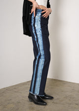 Akane Utsunomiya Bleached Line Denim Pants