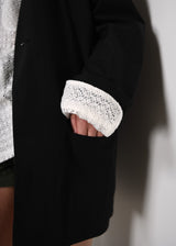 77circa Wrinkle Processing Nylon No Collar Jacket