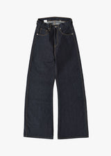 Denim Baggy Roll Pants