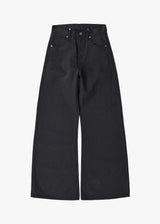 Denim Baggy Roll Pants