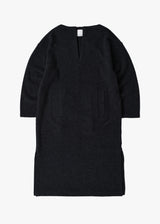 Wool Boucle Keyneck Dress