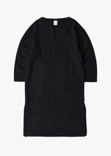 Wool Boucle Keyneck Dress