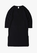 Wool Boucle Keyneck Dress