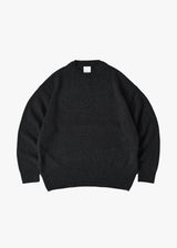 Extra Fine Merino Wool Double Neck Knit Pullover