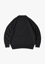 Extra Fine Merino Wool Double Neck Knit Pullover