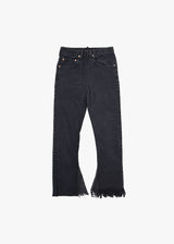 77 circa Fringe Flare Denim