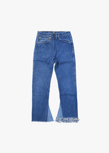 77 circa Fringe Flare Denim
