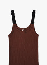 Cotton/Silk Ribbed Camisole