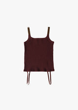 Cotton Eyelet Rib Up Down Camisole