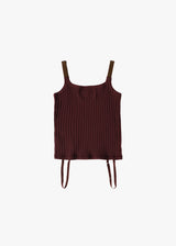 Cotton Eyelet Rib Up Down Camisole