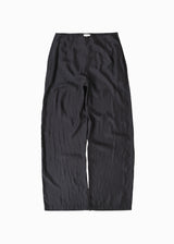 Vintage Finished Satin Straight Trousers