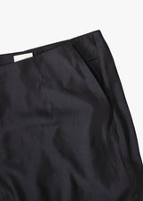 Vintage Finished Satin Straight Trousers