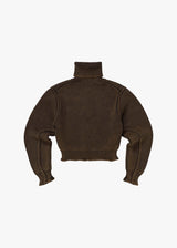Turtleneck Rib Sweater
