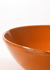 Pottery Orange Bowl