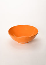 Pottery Orange Bowl