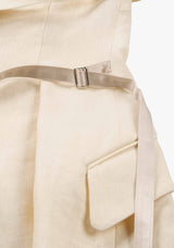 Ihnn Linen Tailored Vest