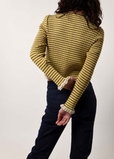 Border Knit Cardigan