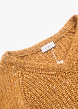 Earih Fringe V-neck Knit