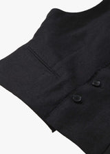 Jane Smith Linen Short Vest