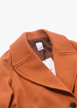 Ihnn Orange Wool Coat