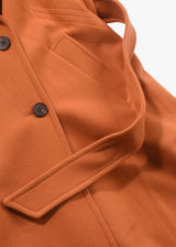 Ihnn Orange Wool Coat