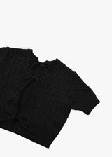 Currentage Back Ribbon Knit