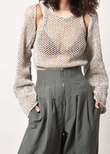 Mesh Knit Bolero