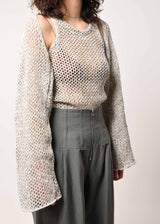 Mesh Knit Bolero