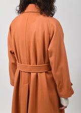 Orange Wool Coat