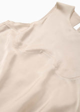 Little $uzie Satin Unhemmed Tank