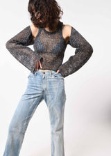 Mesh Knit Bolero