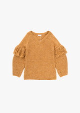 Earih Fringe V-neck Knit