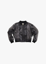 77 circa Print Organdy Blouson
