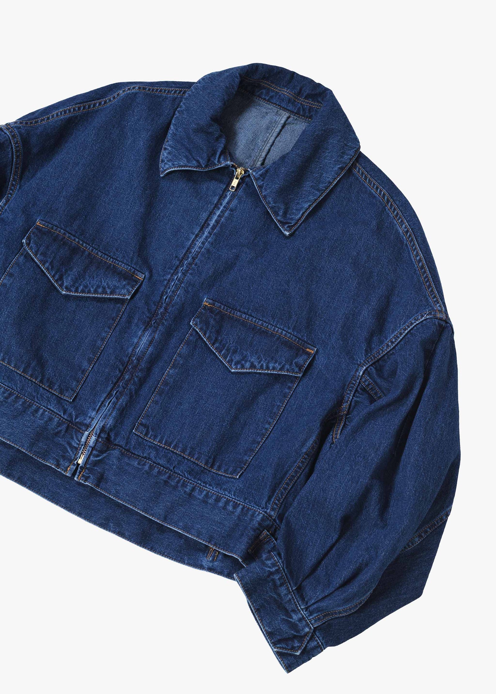 Denim Harrington Jacket – moonrisesapporo