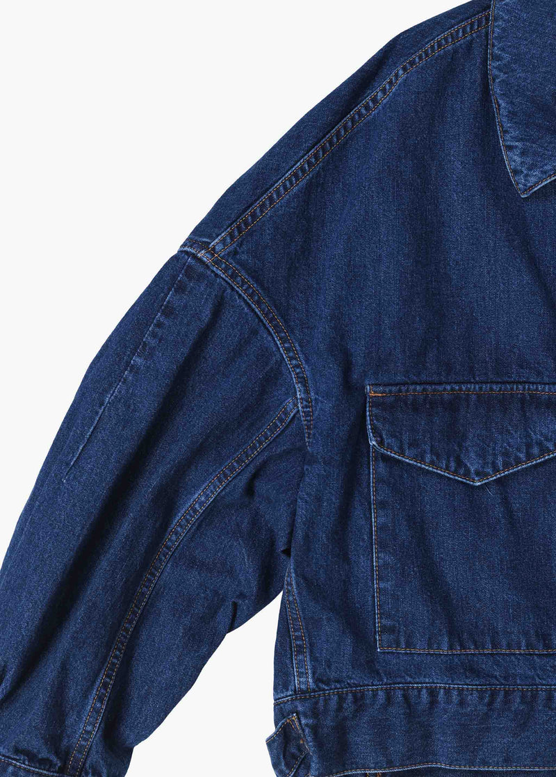 Currentage Denim Harrington Jacket