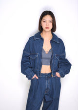 Denim Harrington Jacket