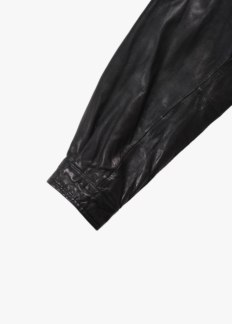 90's Nautica Leather Jacket