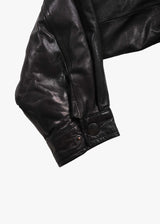 90's Nautica Leather Jacket