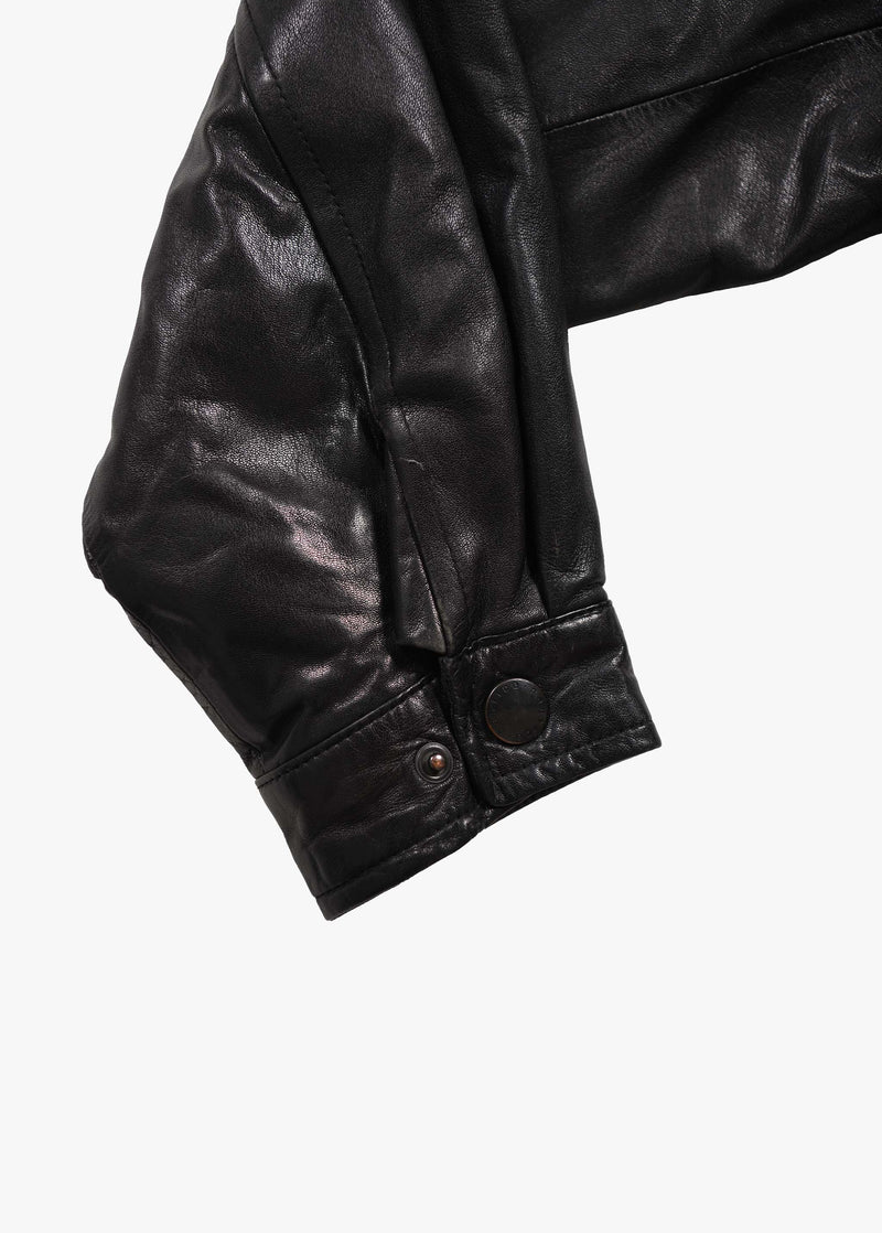 90's Nautica Leather Jacket