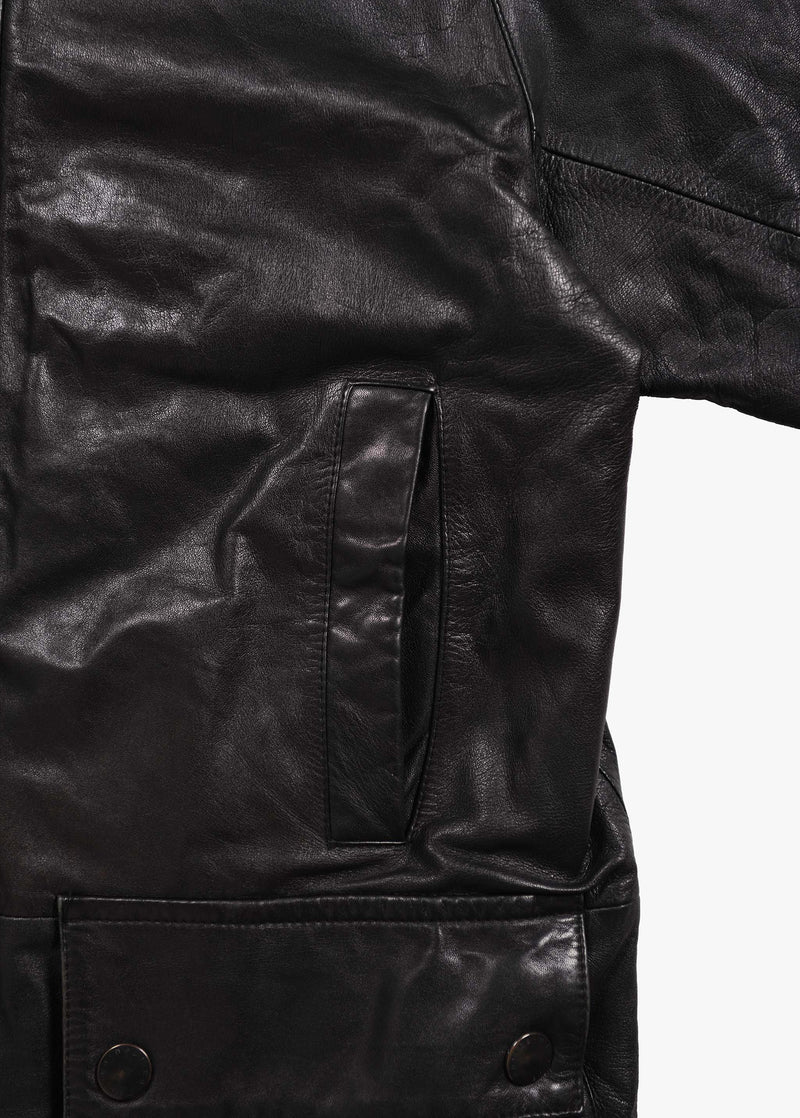 90's Nautica Leather Jacket