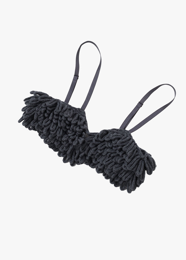 Fumie Tanaka Knit Loop Bra