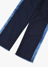 Bleached Line Denim Pants