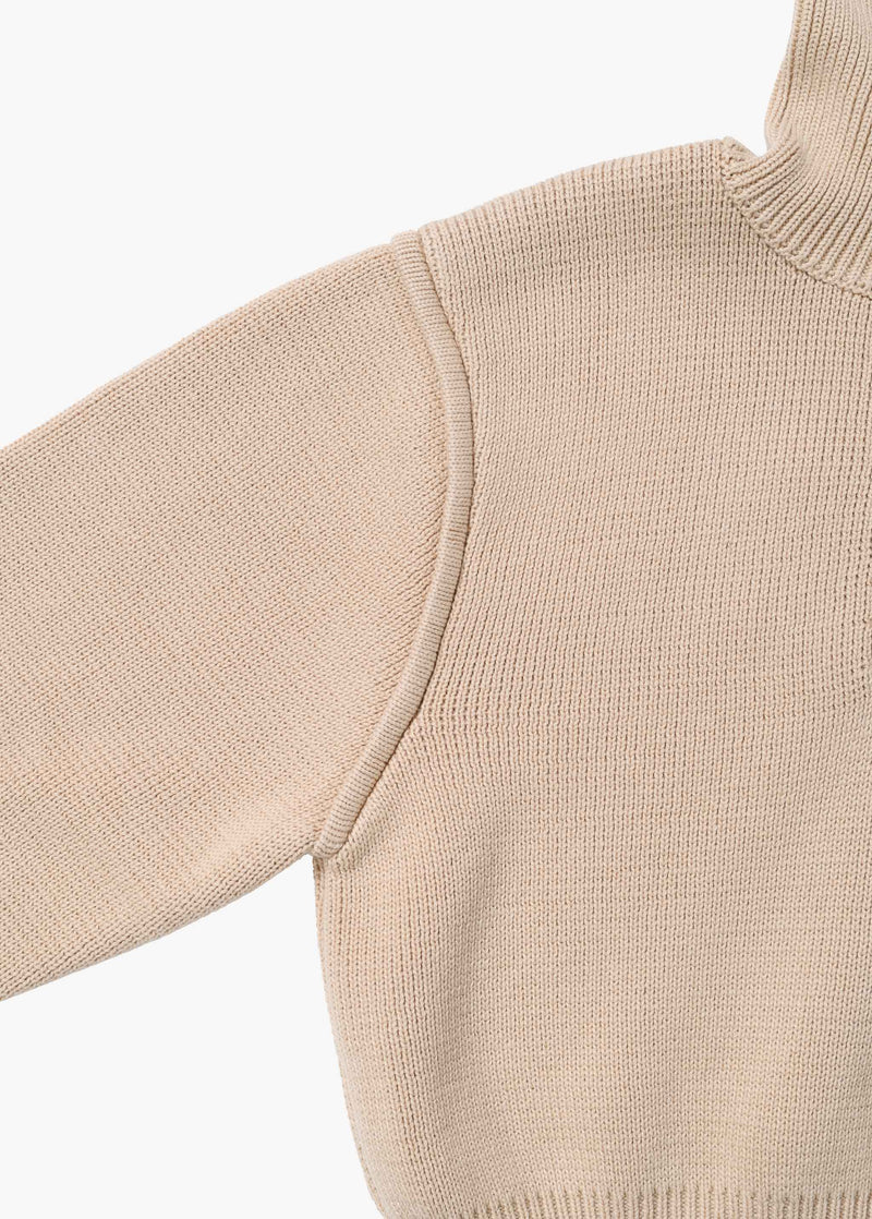 Turtleneck Rib Sweater