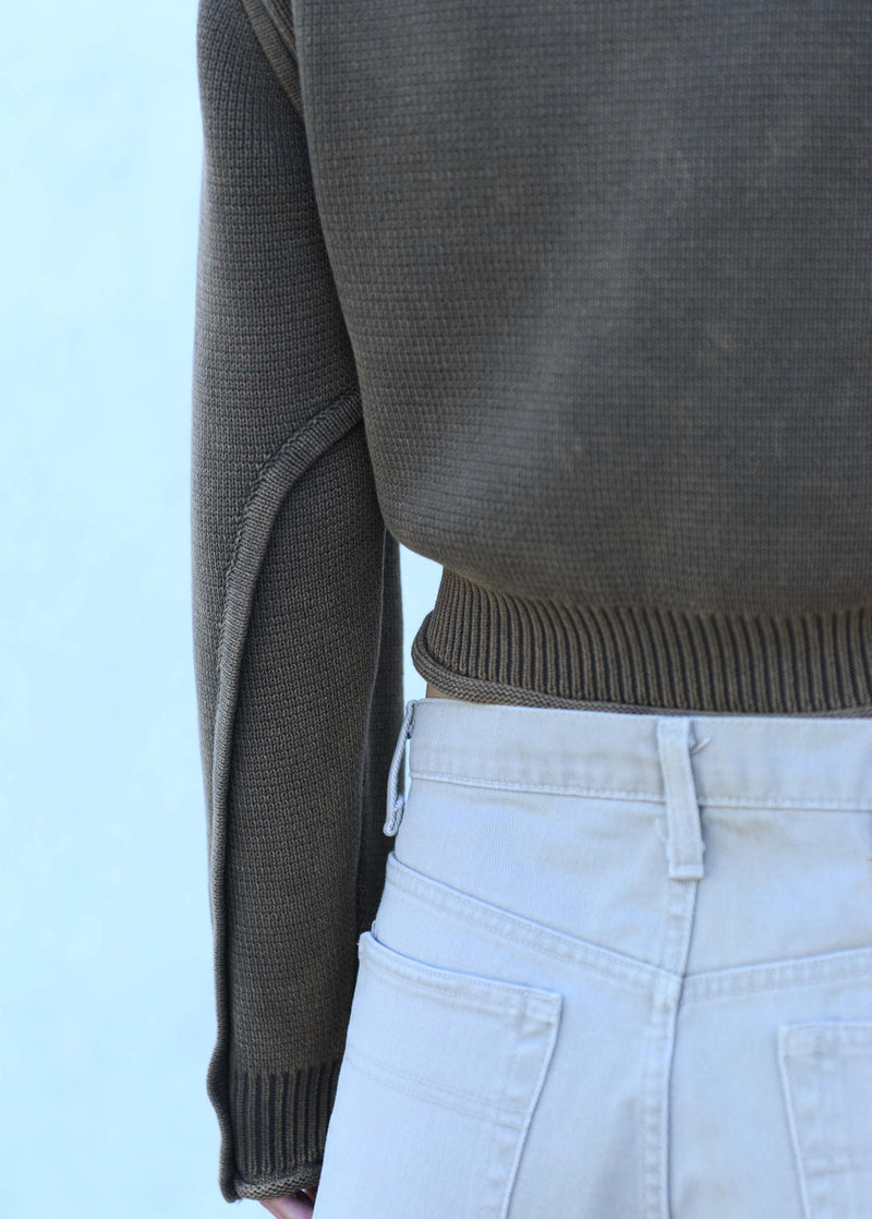 Turtleneck Rib Sweater