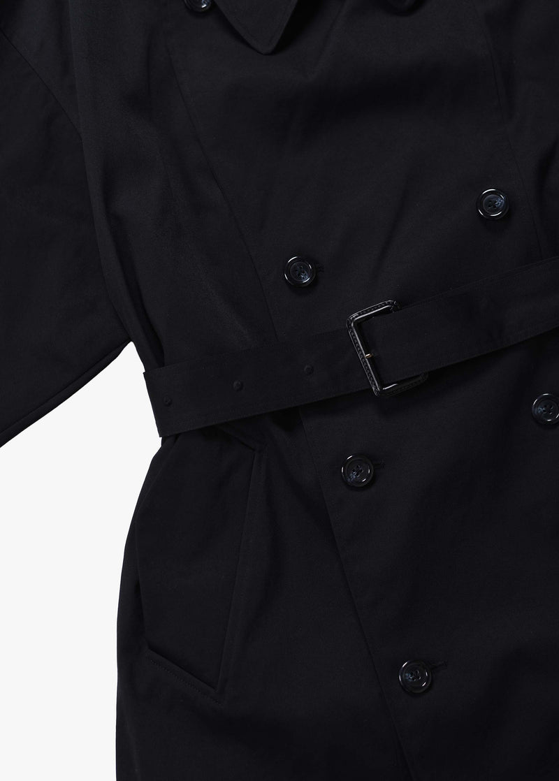 Circa Make Taslan Nylon Paisley Lined Trench Coat