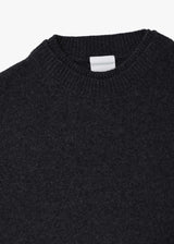 Extra Fine Merino Wool Double Neck Knit Pullover