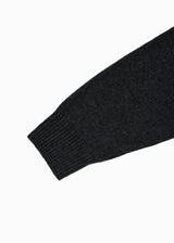 Extra Fine Merino Wool Double Neck Knit Pullover